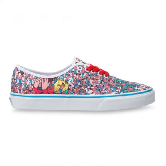 Vans Other - Vans authentic where’s Waldo sneaker shoes red